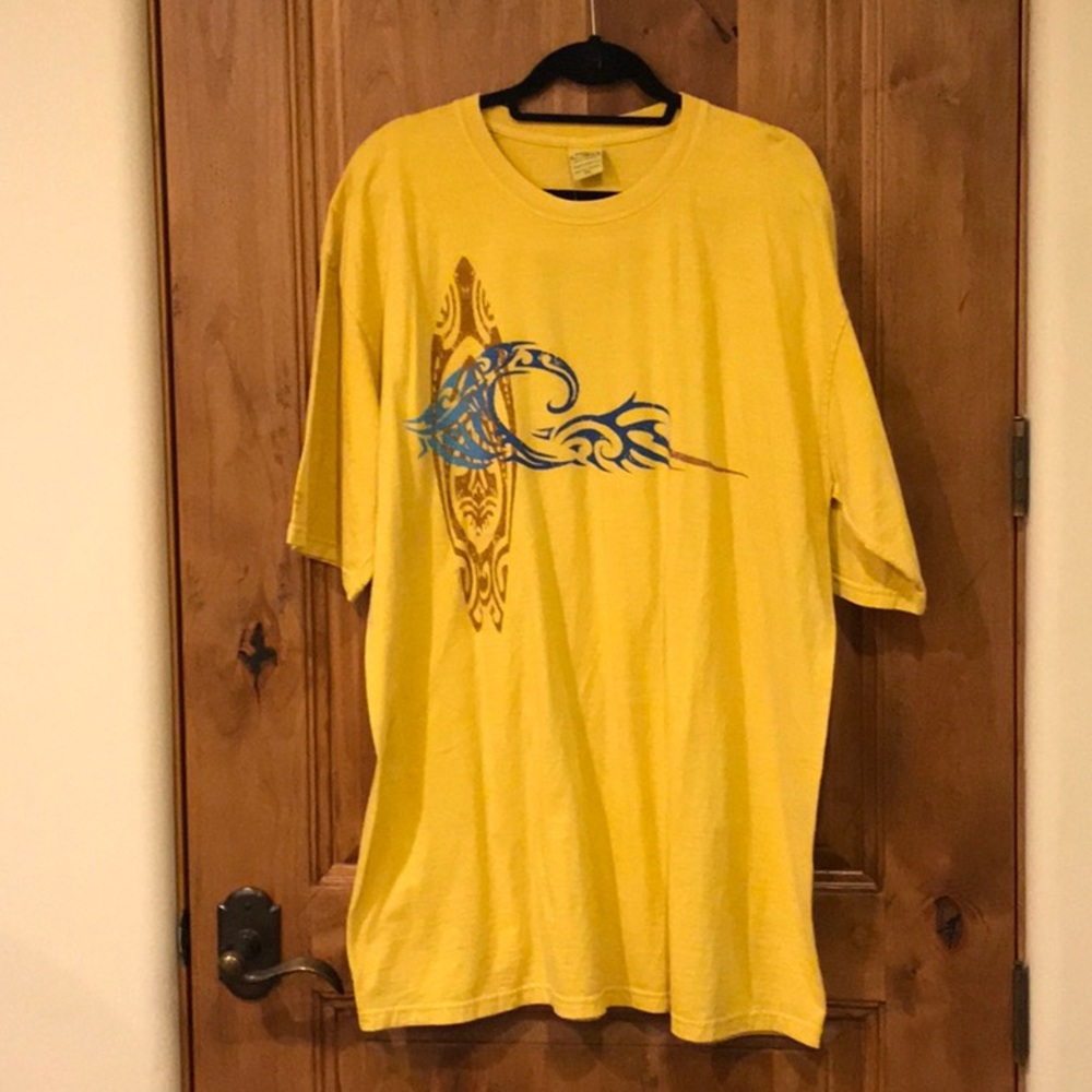 🐠 Women’s Long Tee Shirt - Pineapple Dyed 🐠